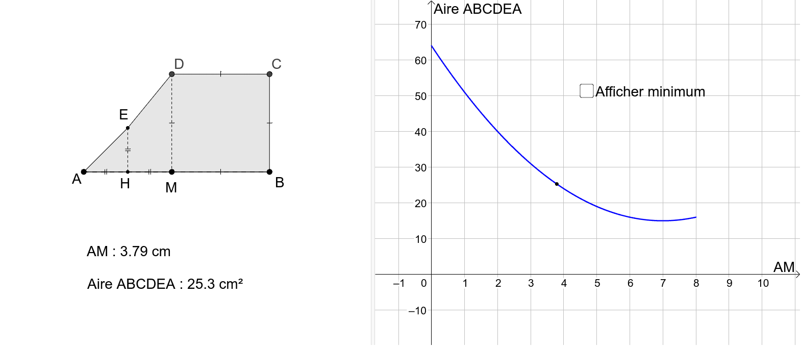 Aire Minimale D Un Polygone Exercice P Nathan Transmath Seconde