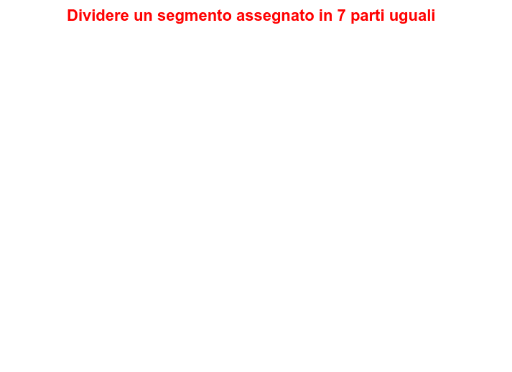 Dividere Un Segmento In Parti Uguali Geogebra