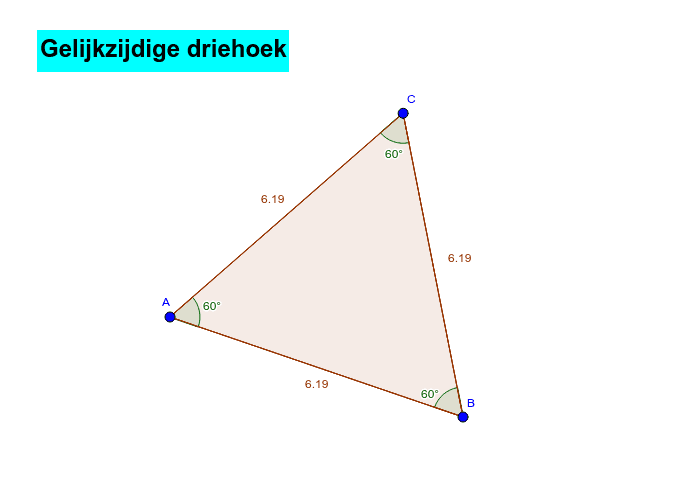 Gelijkzijdige Driehoek GeoGebra