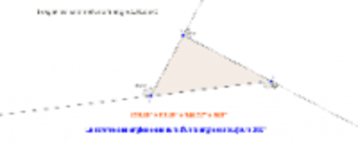 Sommes D Angles Ext Rieurs D Un Triangle Geogebra