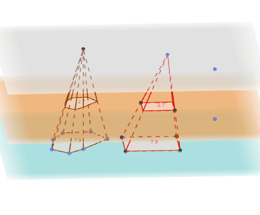 Two Pyramids Geogebra