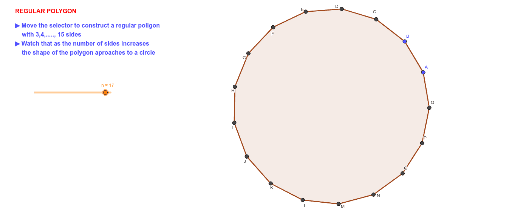 Regular Polygon GeoGebra