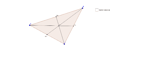 Medianas Baricentro Geogebra