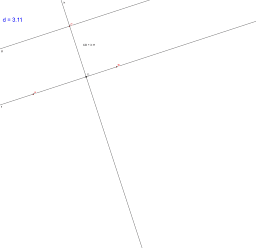 Distanza Tra Due Rette GeoGebra