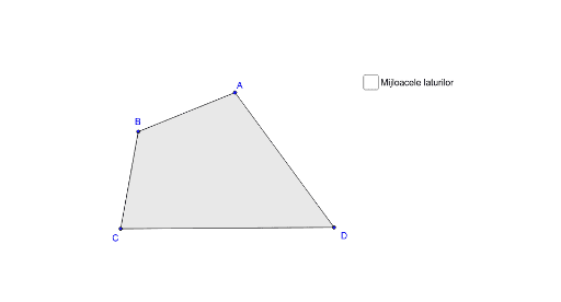 Puzzle în patrulater GeoGebra