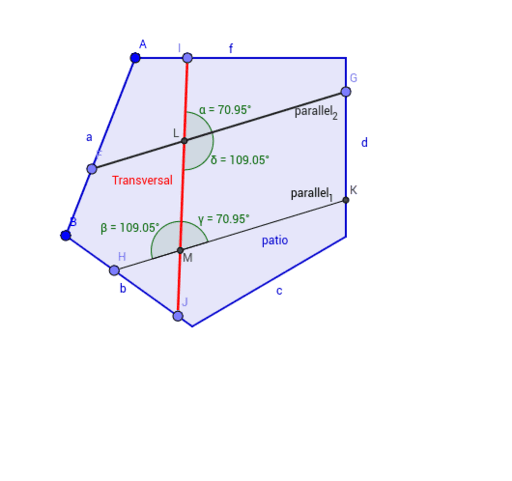 Parallel Lines And Angle Relationship Geogebra