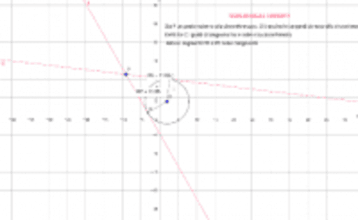 Teorema Delle Tangenti Ad Una Circoferenza Geogebra