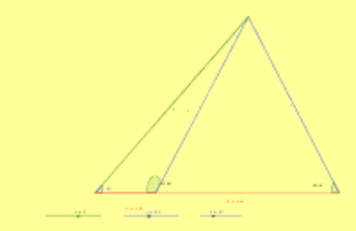 Teorema Del Seno Caso Ambiguo Law Of Sines Ambiguous Case Geogebra