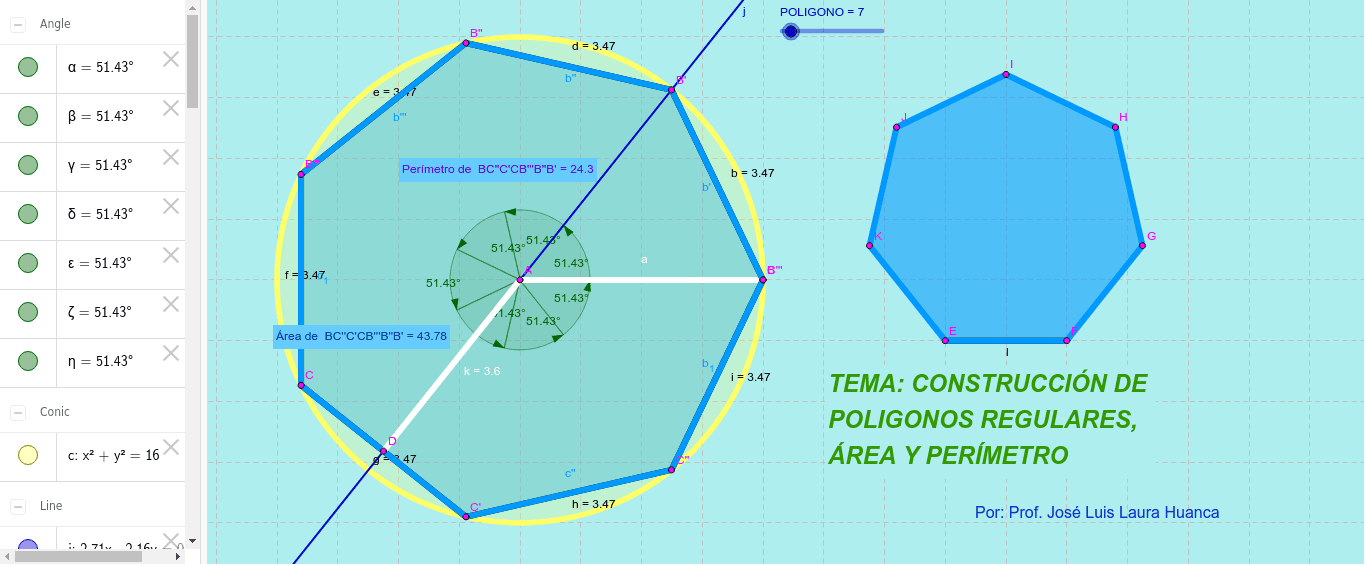 Construcci N De Poligonos Regulares Geogebra