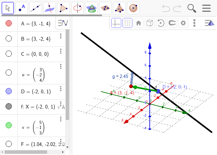 Recta Y Plano En El Espacio Geogebra