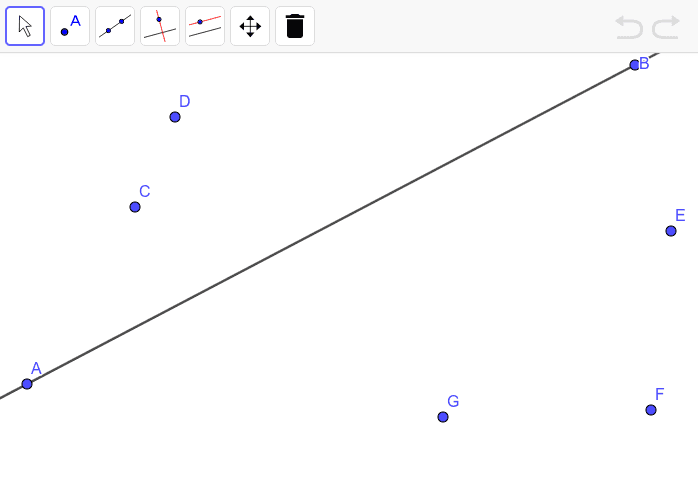 Parallele Geraden GeoGebra