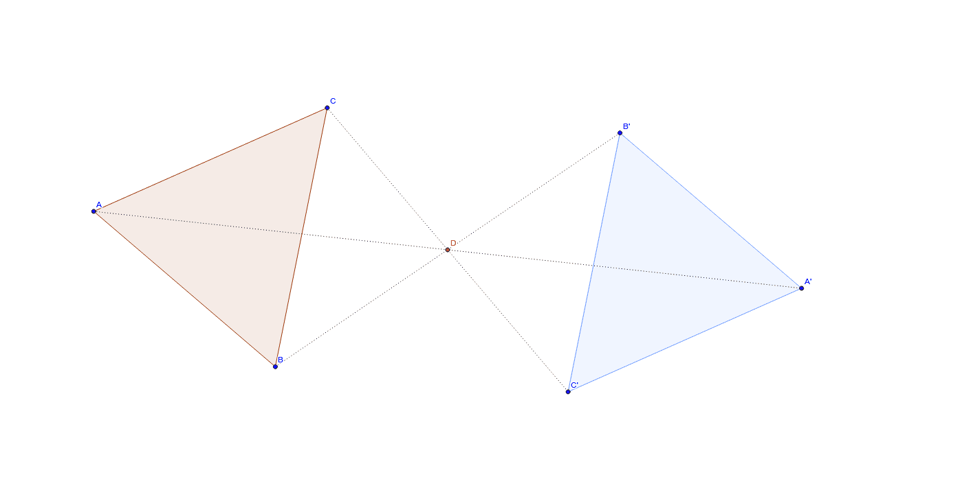 Punktspiegelung Geogebra