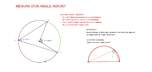 ANGLE INSCRIT GeoGebra