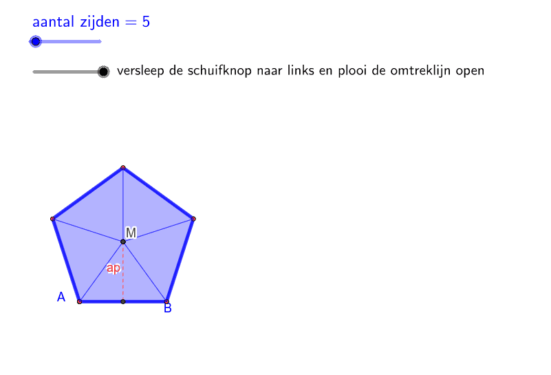 Oppervlakte Regelmatige Veelhoek Geogebra