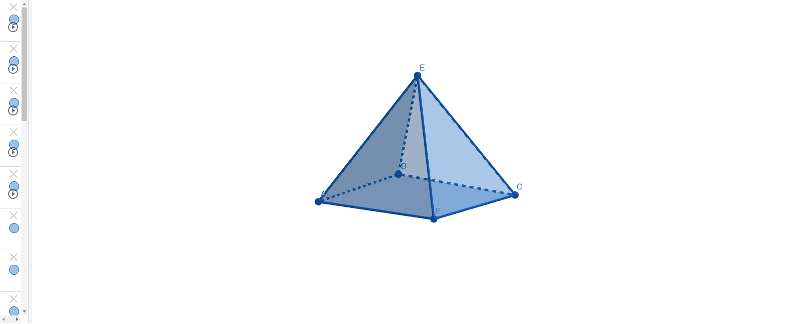 Pyramide Geogebra