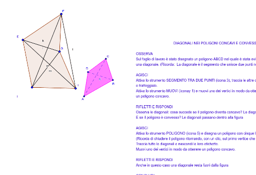 Poligoni Diagonali Geogebra