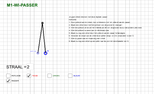 Cirkels Tekenen Met Een Passer Geogebra