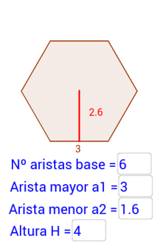 Tronco de pirámide GeoGebra