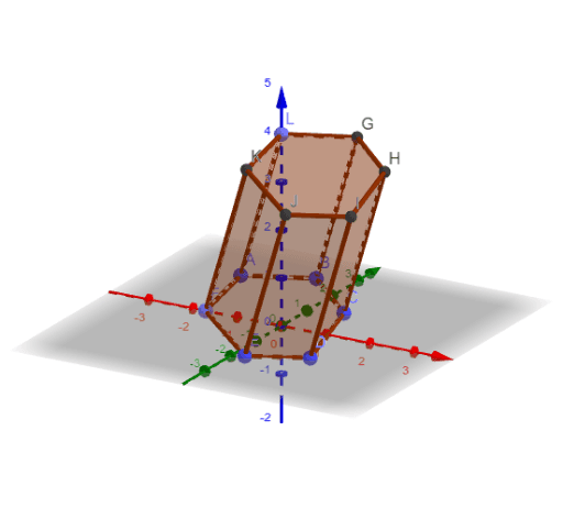 Prisma Hexagonal Geogebra