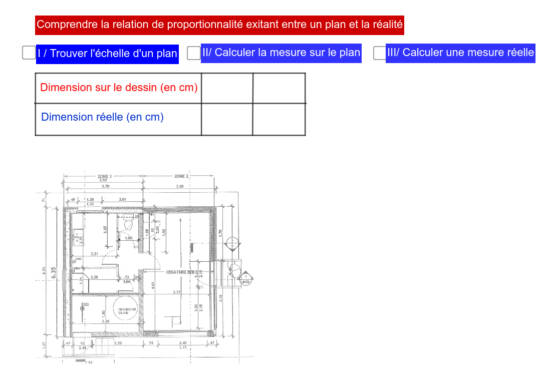 Comprendre l échelle d un plan GeoGebra