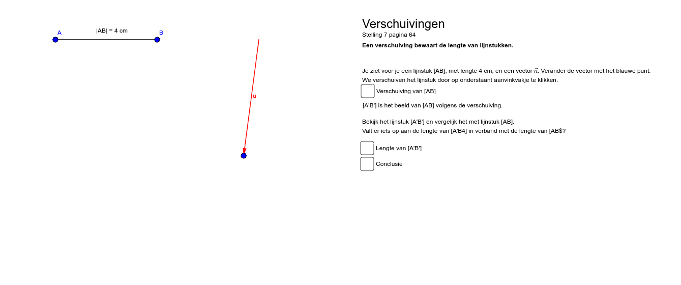 Eigenschap Lengte Van Een Lijnstuk Geogebra