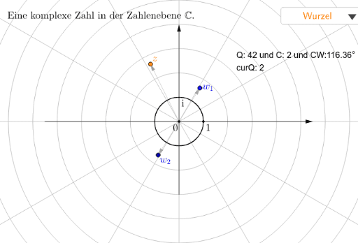 Komplexe Zahlen Geogebra