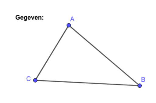 Eigenschap Van De Zwaartelijnen Van Een Driehoek GeoGebra