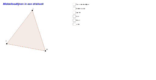 Omgeschreven Cirkel Van Een Driehoek GeoGebra