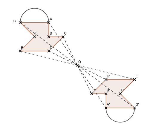 Construire L Image D Une Figure Par Une Sym Trie Centrale Geogebra