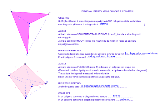 Poligoni Diagonali Geogebra