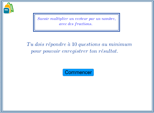 Savoir Multiplier Un Vecteur Par Un Nombre 2 Avec Une Fraction