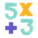 Illustration of numerical operations in math featuring a calculator.