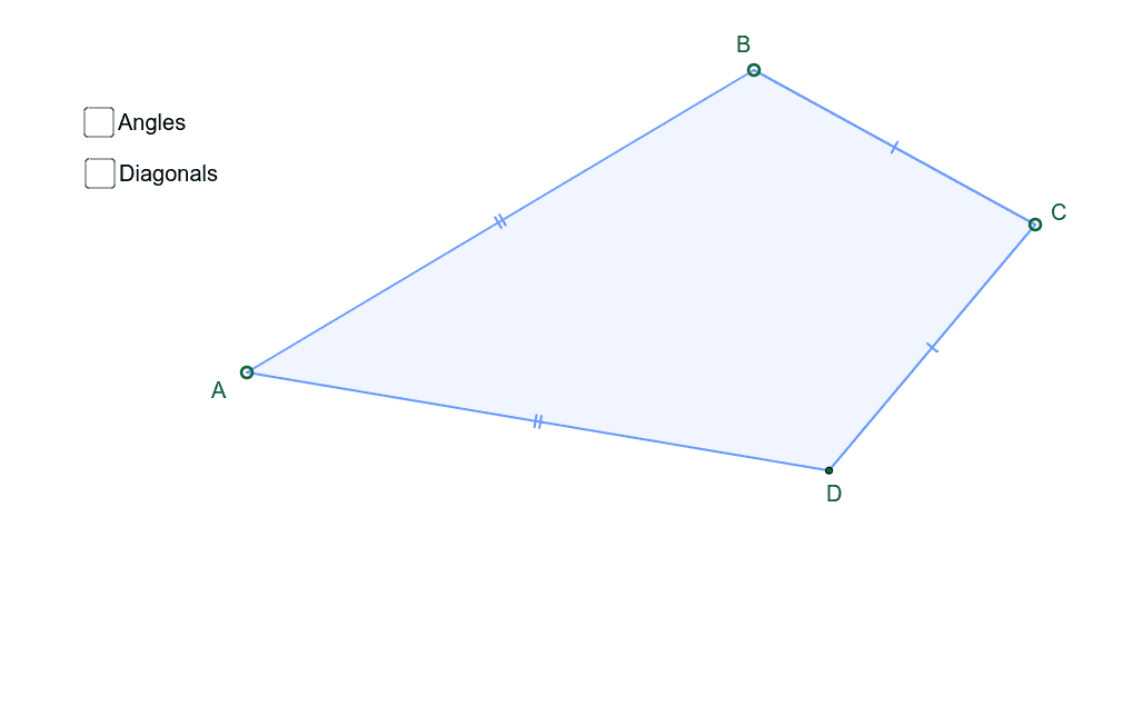 properties of a kite interiaor angles