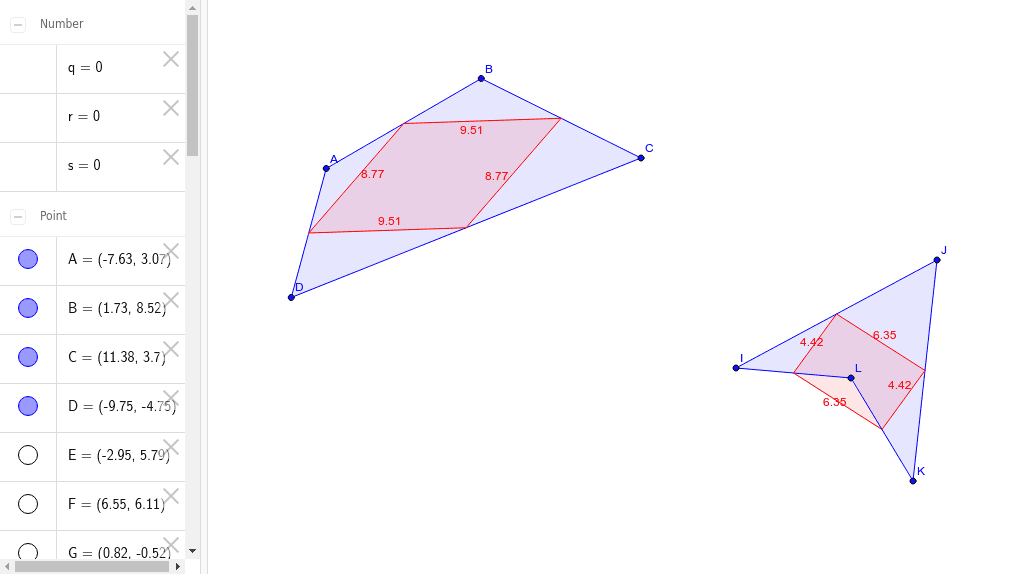 Paralelogramos Geogebra 2936