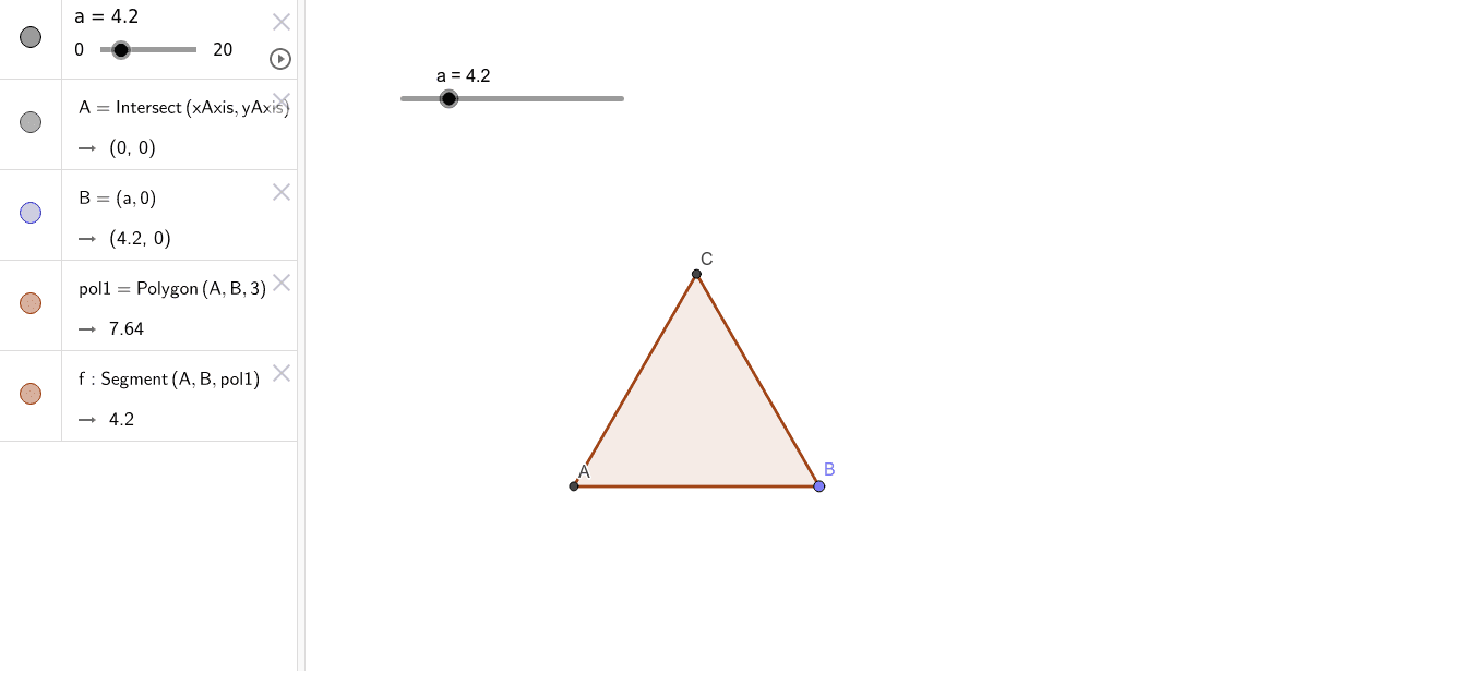Triângulo Equilátero Geogebra 1683