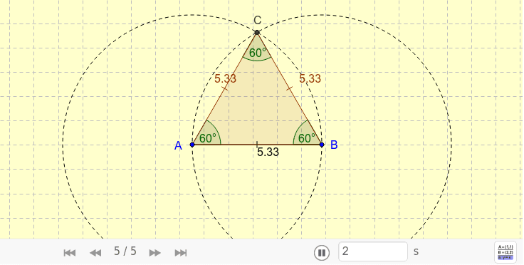 Costruzione Triangolo Equilatero Geogebra 7238