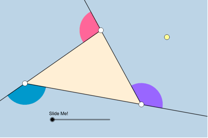 Exterior Angles Revisited Geogebra