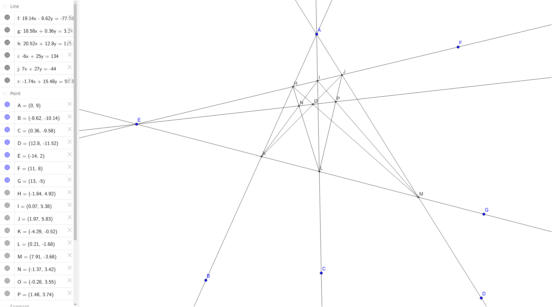 Mgcollinearity Geogebra