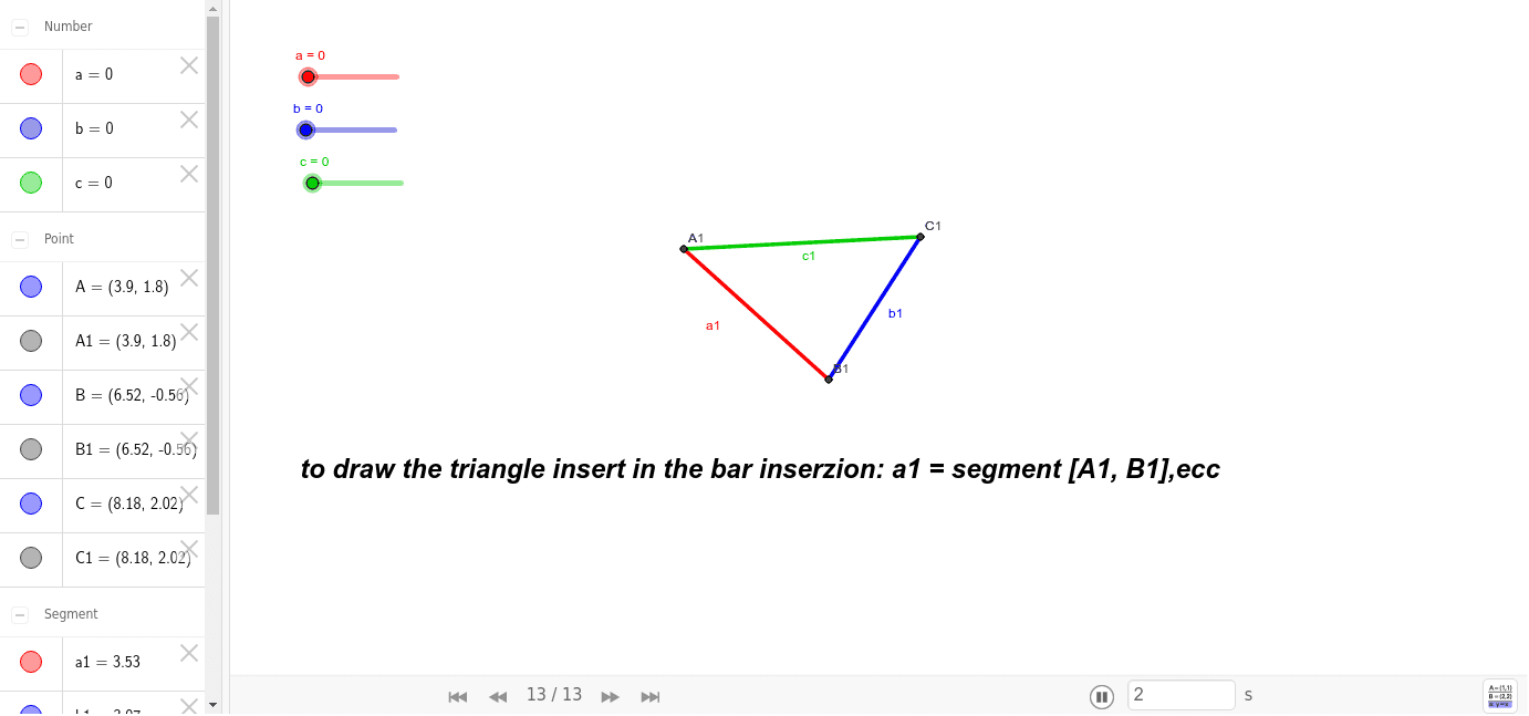 Draw Triangle Geogebra 9419