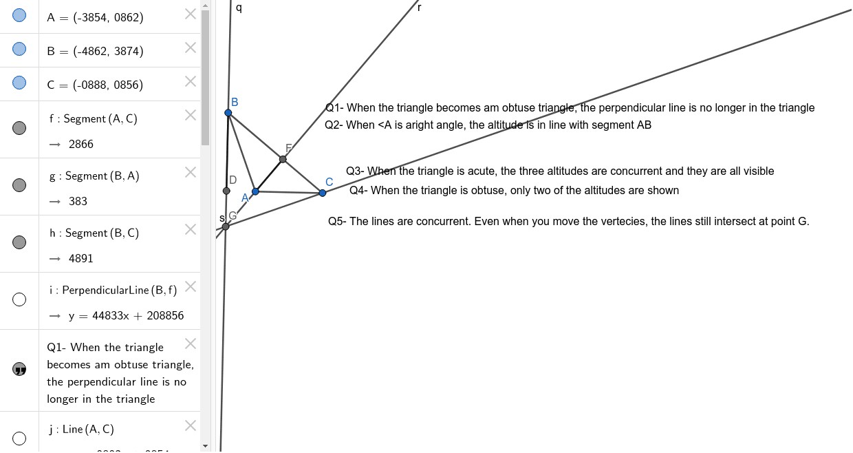 altitude geometry worksheet