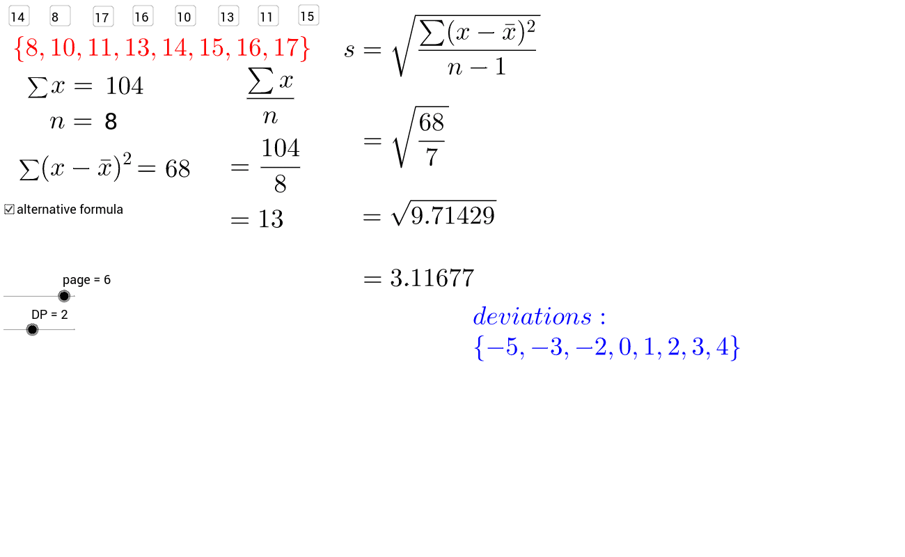 Formula standard deviation Calculate Standard