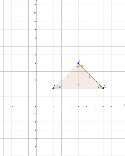 Right Isoceles Triangle – GeoGebra