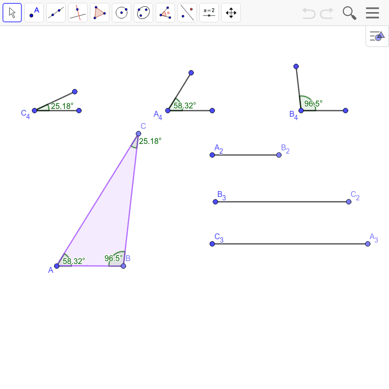 Constructing Congruent Angles – GeoGebra