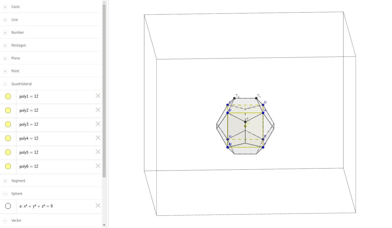 Dodecahedron – GeoGebra