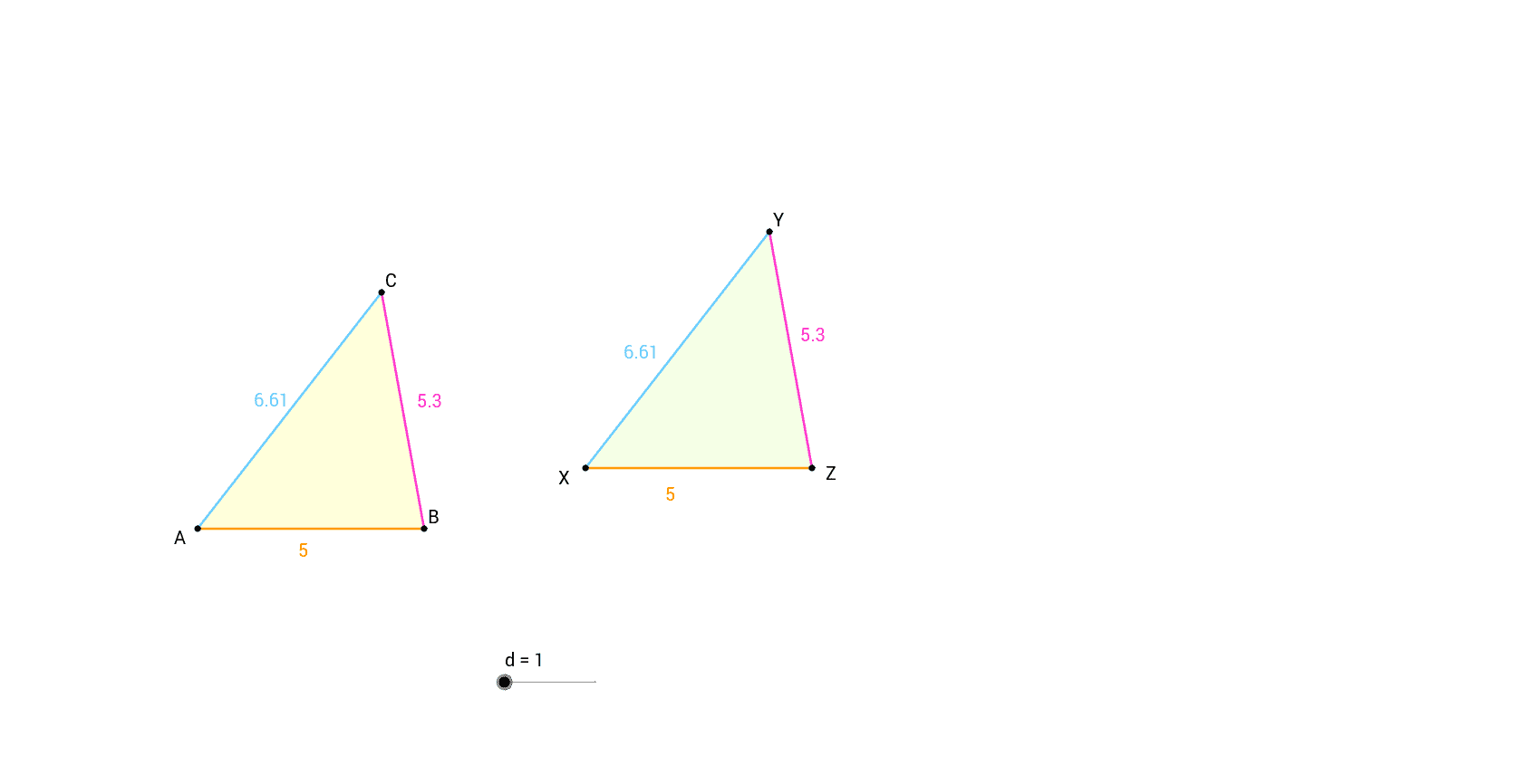 Theorem 13 Similar Triangles Geogebra 2902
