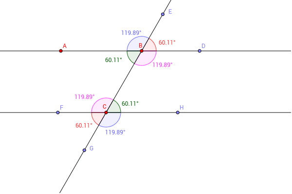 Alternate Interior Angles Geogebra