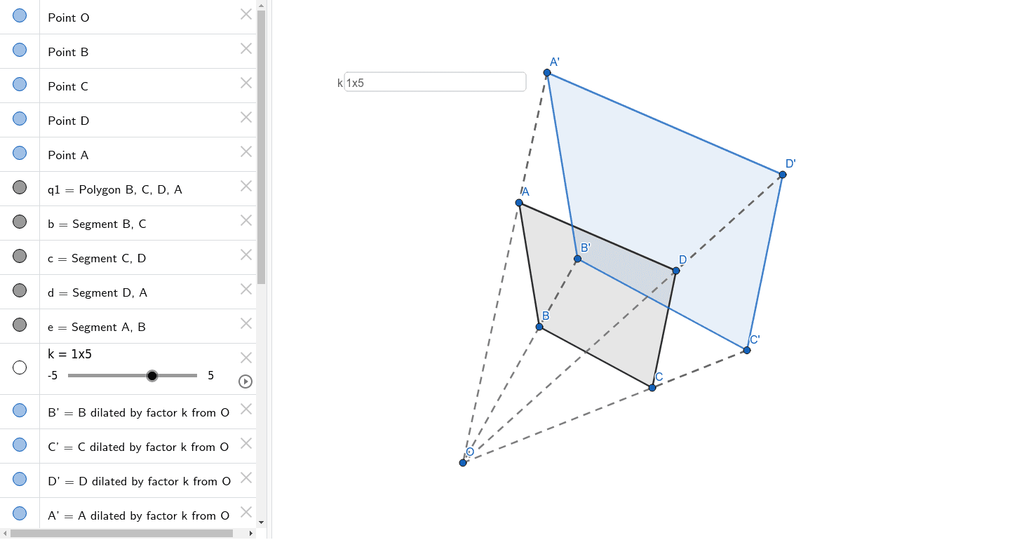 Homothety – GeoGebra