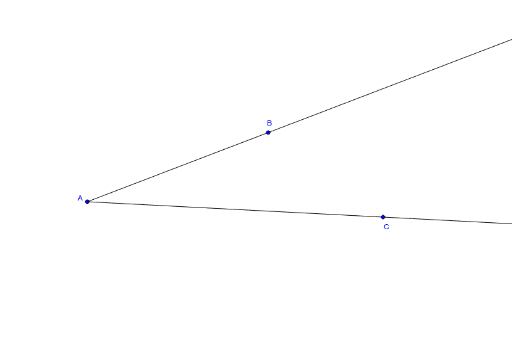 Constructing an Angle Bisector – GeoGebra