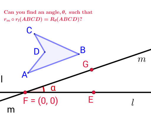 If Composition Of Two Reflections About Intersecting Lines Then Rotation Geogebra 6338