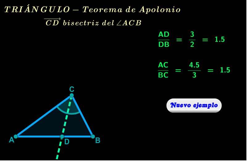 Triángulo Teorema De Apolonio Geogebra 5377